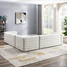 Load image into Gallery viewer, Solo Cream Boucle Modular Corner Sectional