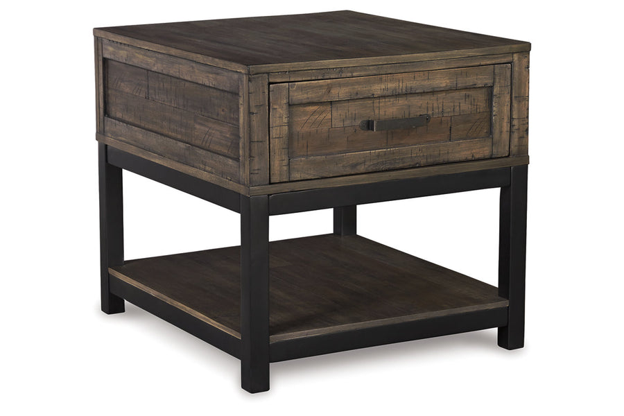 Johurst Grayish Brown Lift-top Coffee Table and 2 End Tables
T444