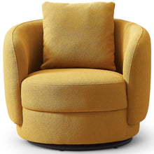 Load image into Gallery viewer, Dylan Dark Yellow Boucle Lounge Chair
