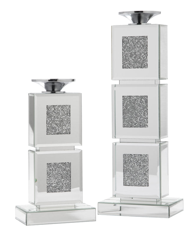 Charline Mirror Candle Holder, (Set of 2) A2000411