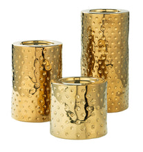 Load image into Gallery viewer, Marisa Gold Finish Candle Holder Set   A2000461