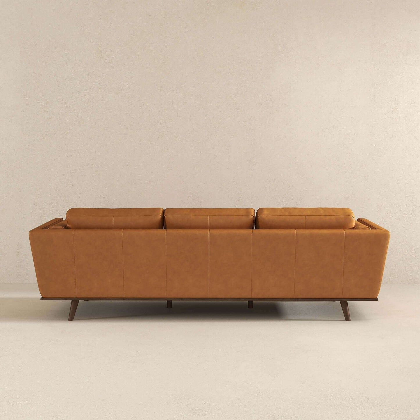 Chase 91" Tan Genuine Leather Sofa