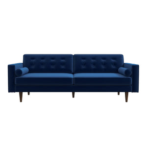 Casey Blue Velvet Sofa