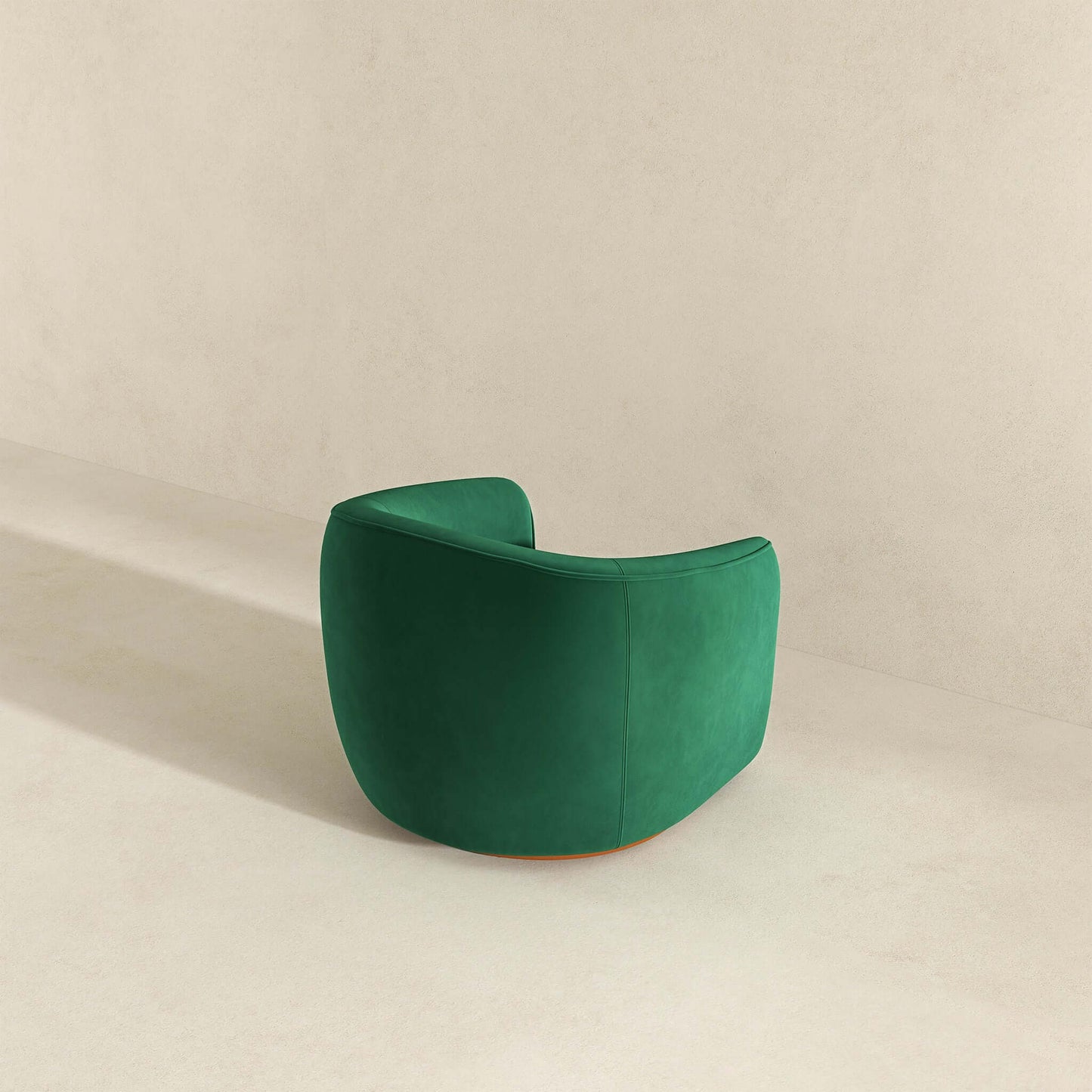 Elise Green Velvet Swivel Chair