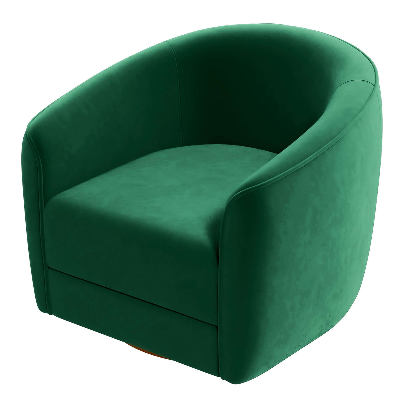 Elise Green Velvet Swivel Chair