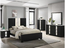 Load image into Gallery viewer, Rangley Black Panel Bedroom Set B6835