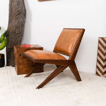 Load image into Gallery viewer, Colin Tan Leather Lounge Chair