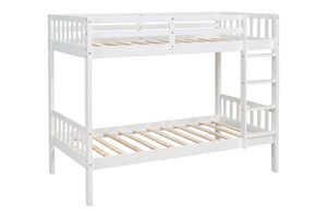BB11 Twin/Twin Bunk Bed White