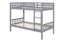 Load image into Gallery viewer, BB13 Twin/Twin Bunk Bed Grey
