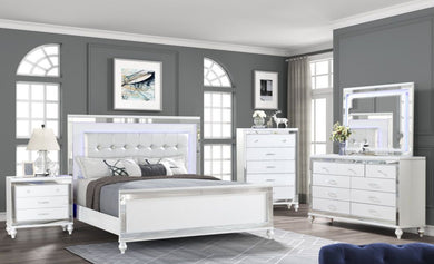 Blanca White Platform Bedroom Set