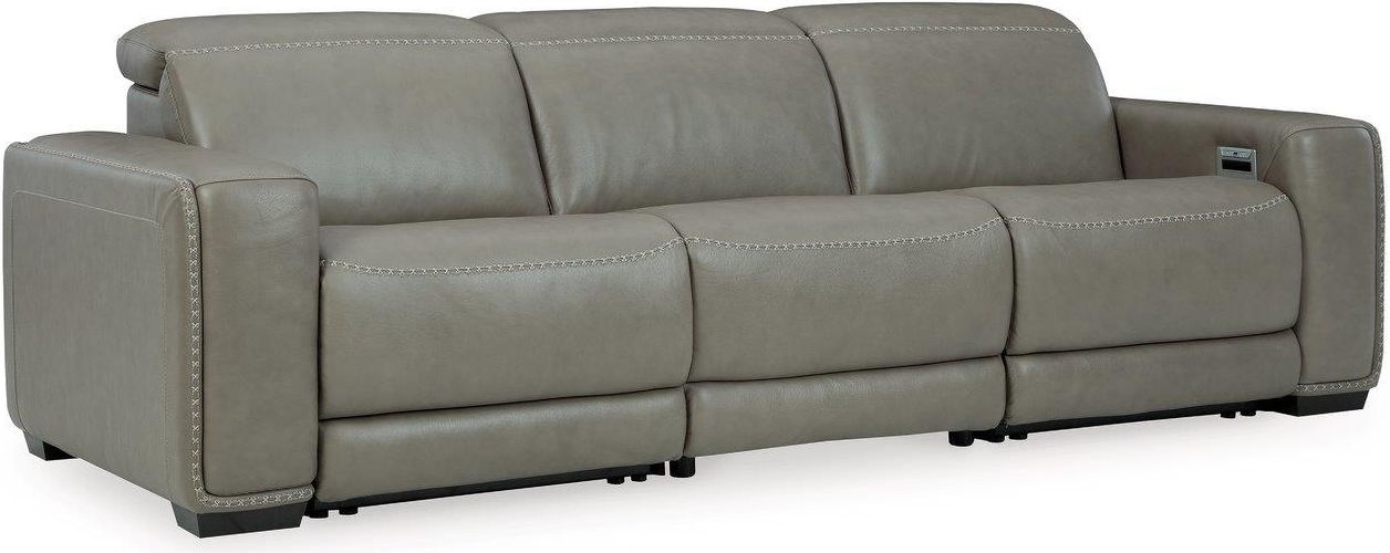Correze Gray Power Reclining Sofa and Loveseat U94202