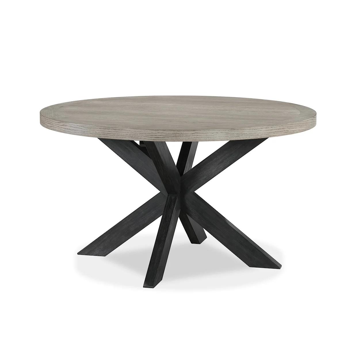 Stevens Black/Grey Round Dining Set 2274