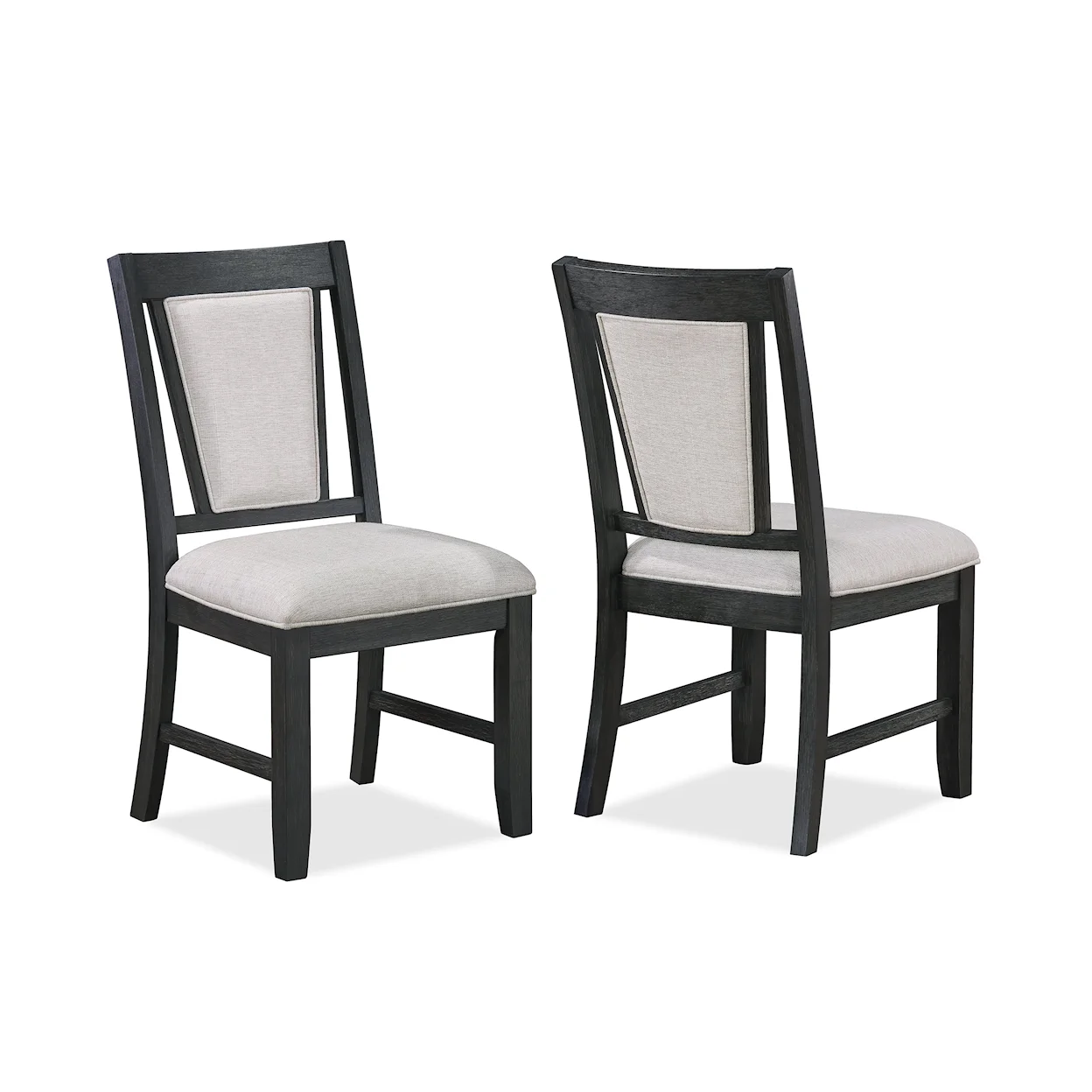 Stevens Black/Grey Round Dining Set 2274