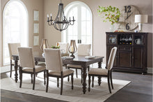 Load image into Gallery viewer, Begonia Grayish Brown Extendable Dining Set 1718