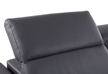 Load image into Gallery viewer, Lucca Dark Grey 7pc POWER Reclining Sectional MI-1110