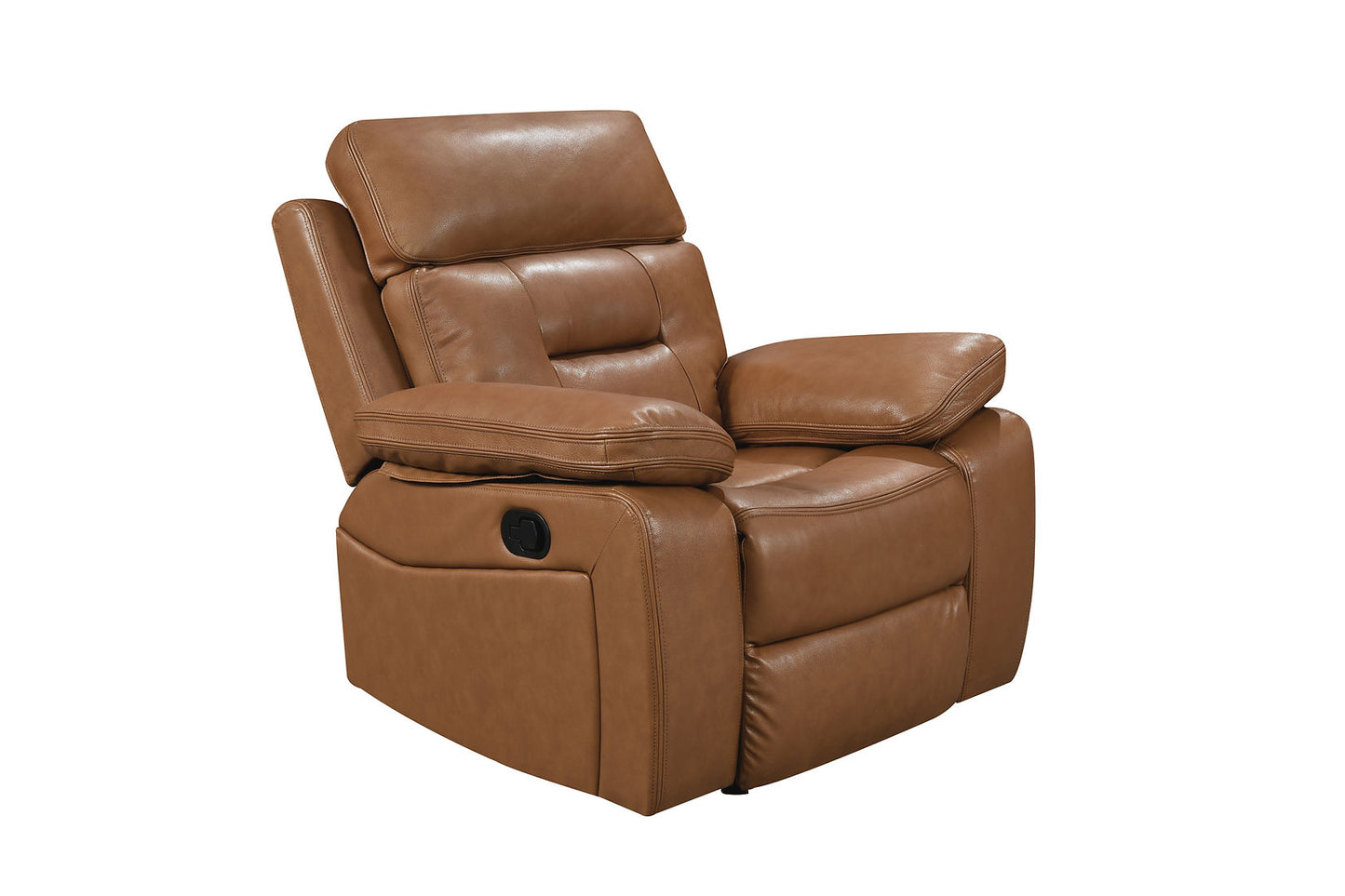 Dallas Camel LEATHER 3pc Reclining Set S8232