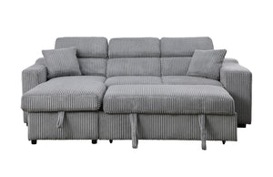 Bonaterra Grey Reversible Sectional Pull-Out Bed S8977