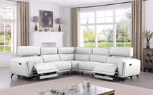 Load image into Gallery viewer, Lorenzo White POWER Reclining Sectional MI-2311