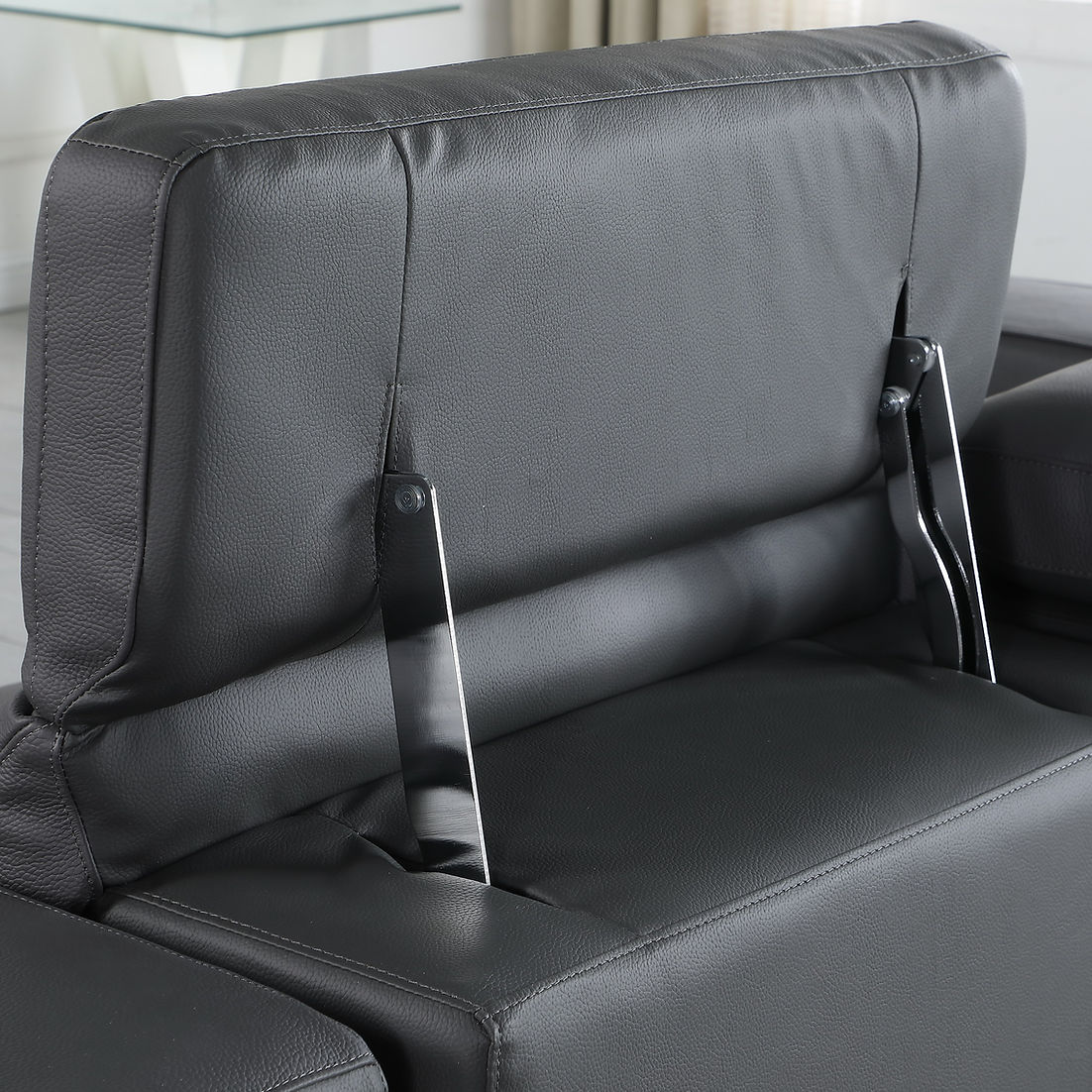 Franco Light Grey POWER Reclining Sofa and Loveseat MI-1122