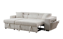 Load image into Gallery viewer, Bonaterra Beige Reversible Sectional Pull-Out Bed S8977