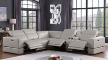 Load image into Gallery viewer, Franco Grey 6pc POWER Reclining Sectional MI-1122