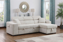 Load image into Gallery viewer, Bonaterra Beige Reversible Sectional Pull-Out Bed S8977