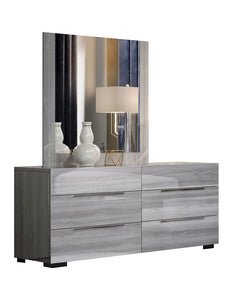 Premium Collection Grey LED Italian Bedroom Set