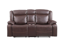 Load image into Gallery viewer, Daniela Brown 3pc Reclining Set S8080