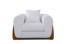 Load image into Gallery viewer, Stylus Ivory Fabric Sofa and Loveseat S4045
