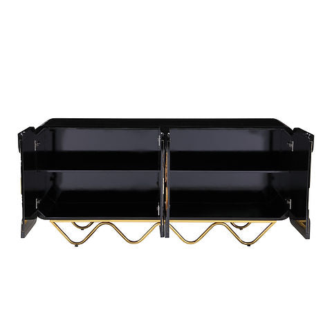 Adora Black/Gold Console Table A-C14