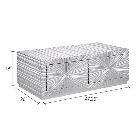 Selene Silver Coffee Table A-C11