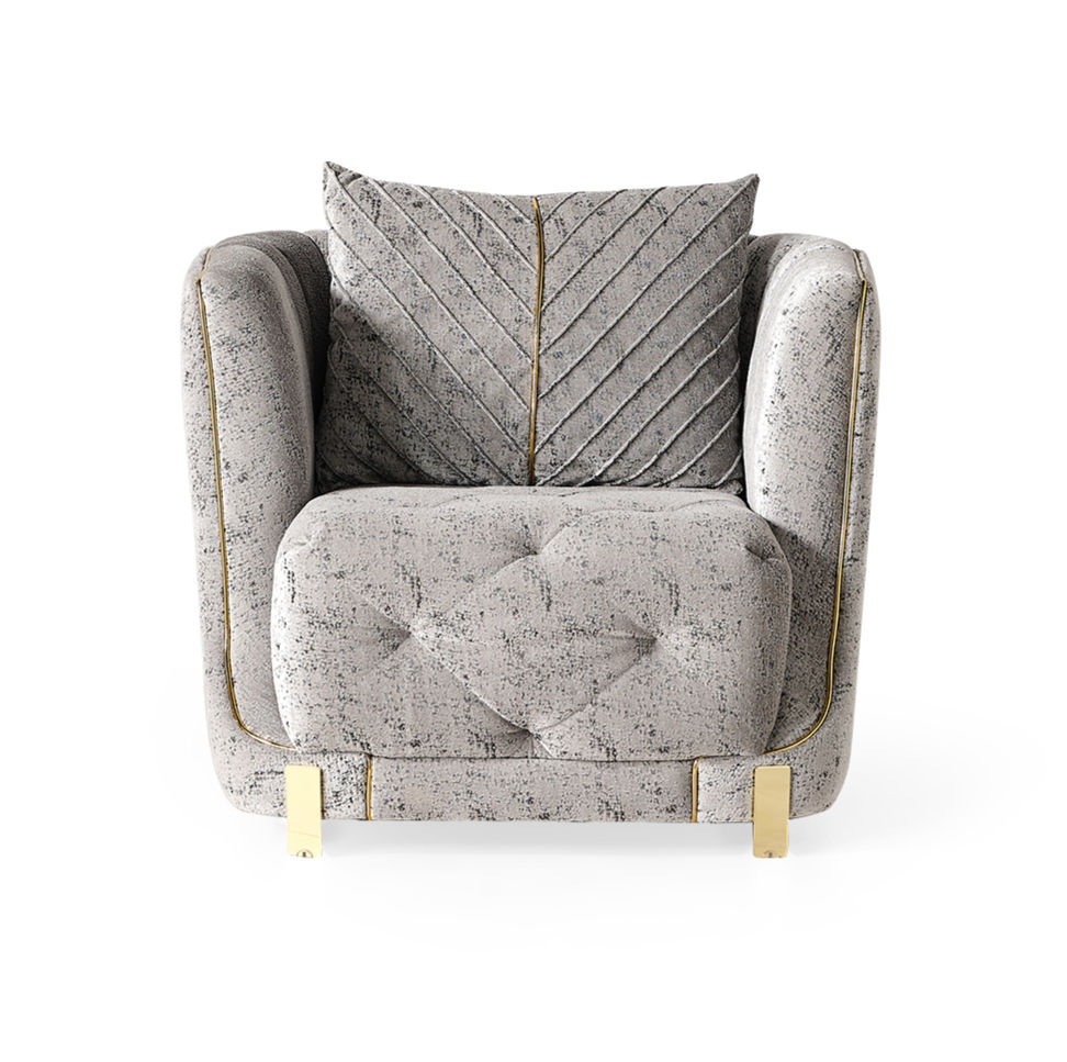 Elit Grey Sofa and Loveseat