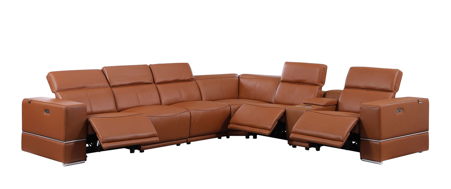 Franco Carmel 7pc 3-POWER Reclining Sectional MI-1122