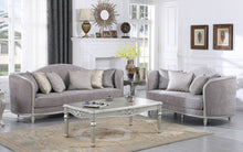 Load image into Gallery viewer, Bellisimo Grey Velvet Sofa and Loveseat S6226