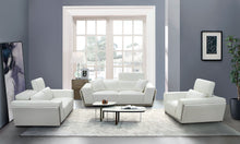 Load image into Gallery viewer, Domo White TOP GRAIN LEATHER Sofa and Loveseat MI-8010