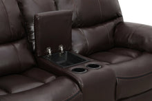 Load image into Gallery viewer, Madrid Brown 3pc Reclining Set S9931