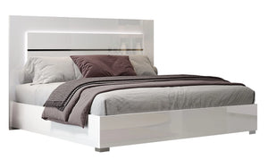 Premium Collection White LED Italian Bedroom Set