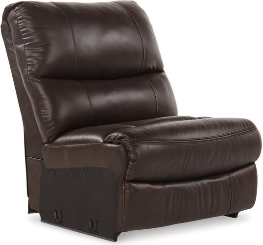Family Circle Dark Brown 4pc POWER Reclining Sectional