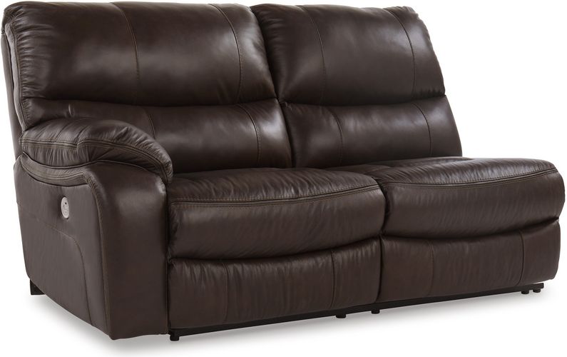 Family Circle Dark Brown 4pc POWER Reclining Sectional