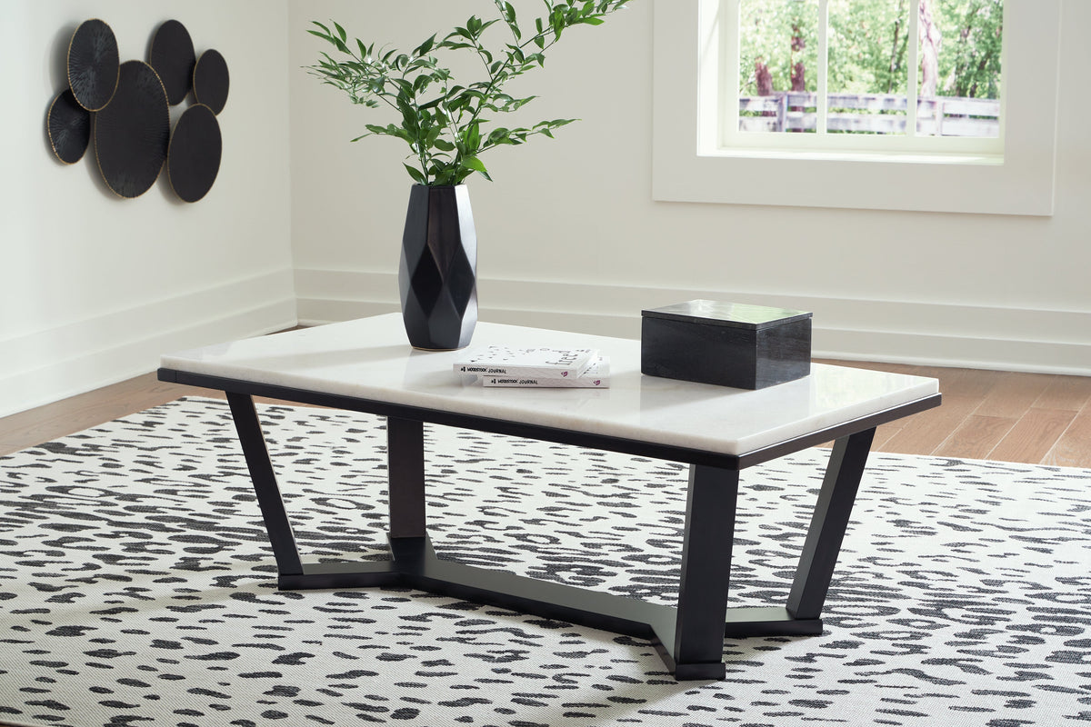 Fostead White/Espresso Coffee Table
T770