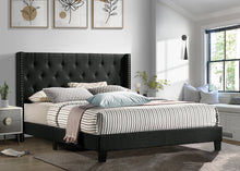 Load image into Gallery viewer, Katy  King Platform Bed Charcoal HH760