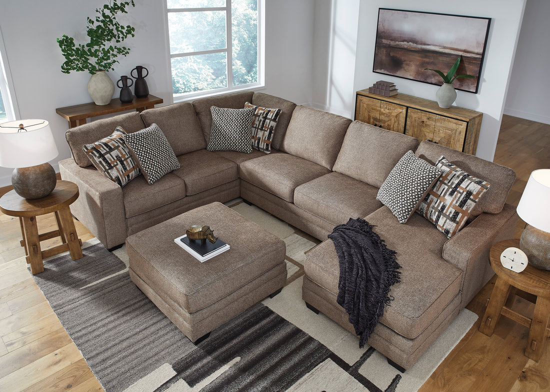 Cannonbrook Nutmeg 3pc Sectional with Chaise 98201