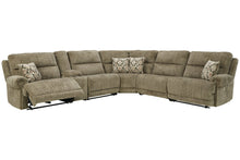 Load image into Gallery viewer, Lubec Taupe 6pc POWER Reclining Sectional