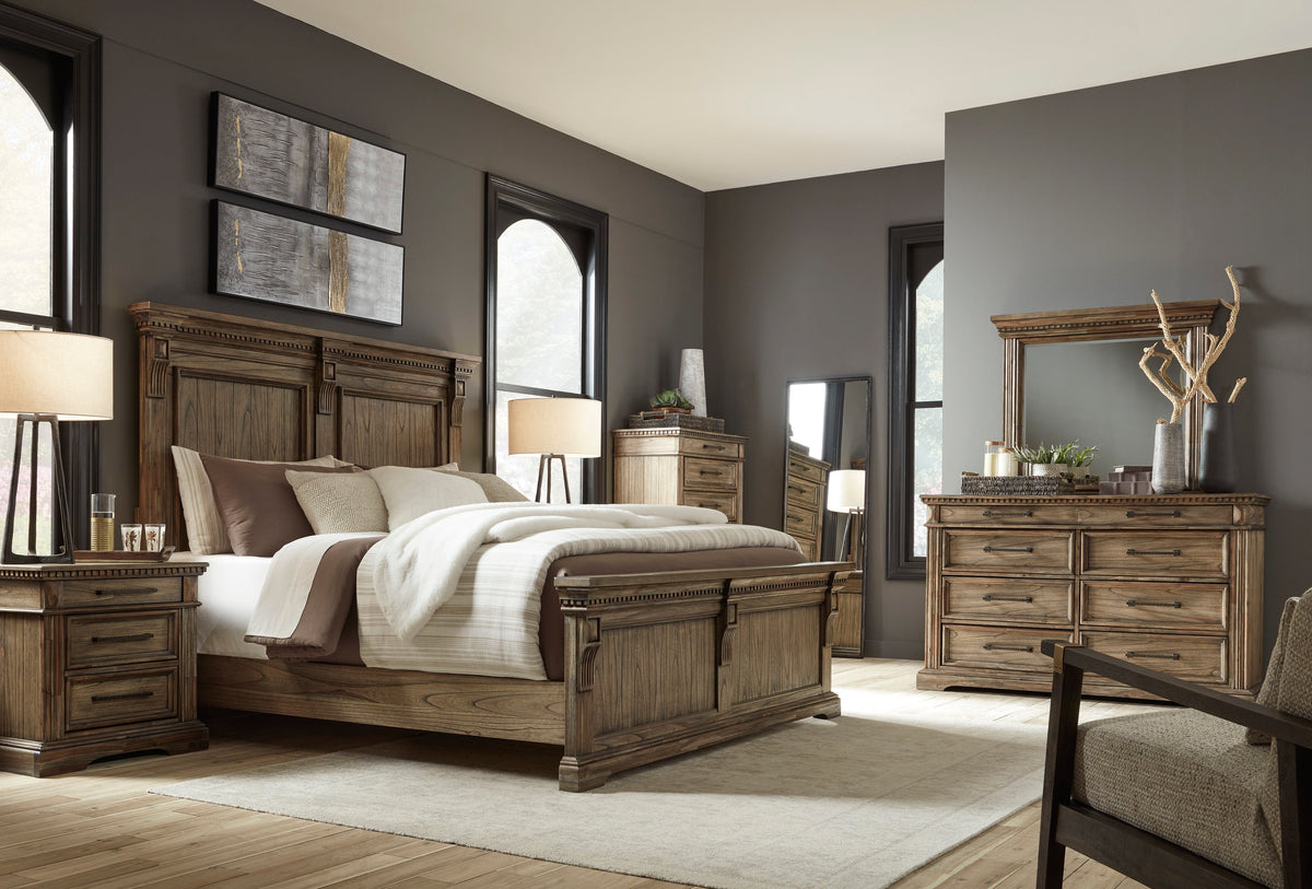 Markenburg Brown Panel Bedroom Set B77056