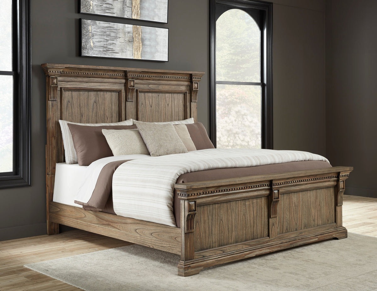 Markenburg Brown Panel Bedroom Set B77056
