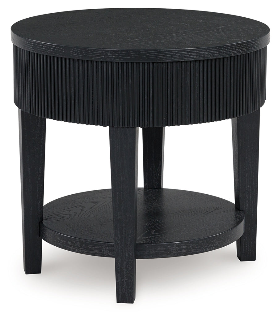 Marstream Black 3pc Coffee Table Set T551-8