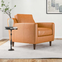 Load image into Gallery viewer, Cooper Tan Genuine Leather Lounge Chair
