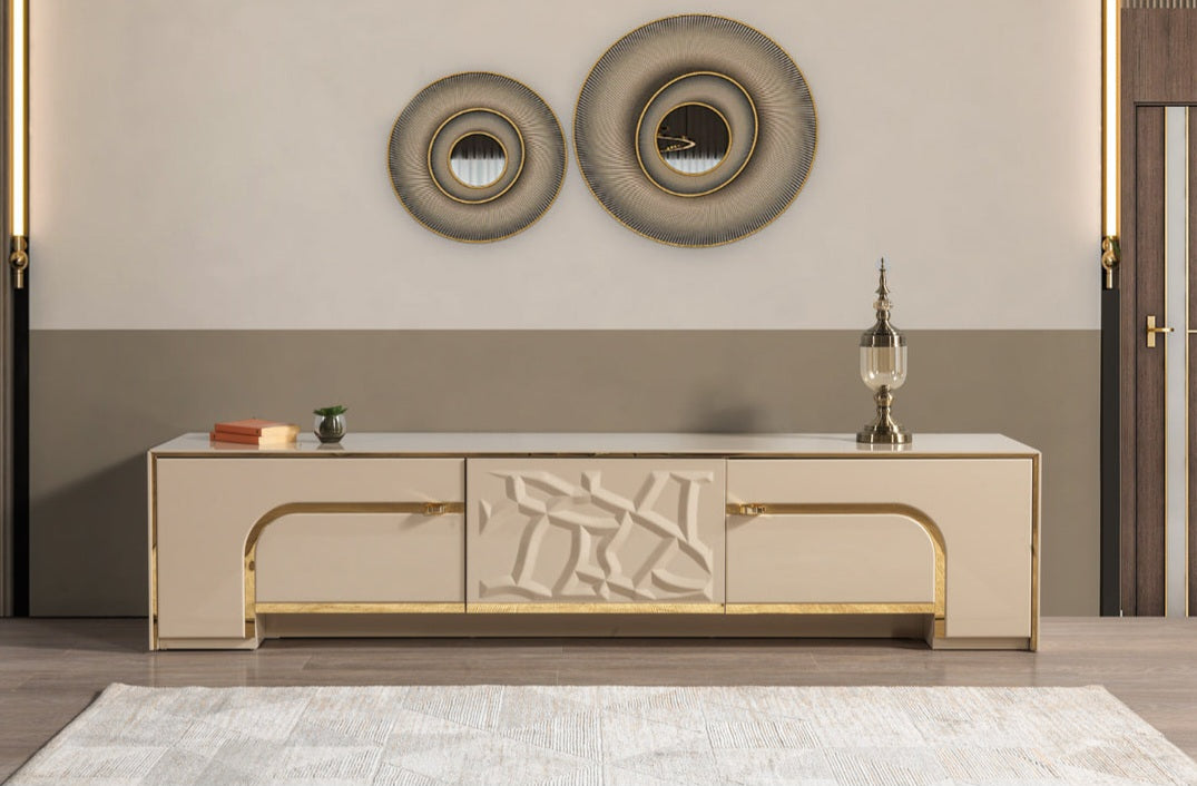 Helena Ivory Tv Stand