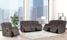 Load image into Gallery viewer, Oliver Brown Fabric 3pc Reclining Set