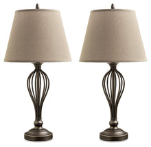 Load image into Gallery viewer, Ornawell Antique Bronze Finish Table Lamp (Set of 2) L204544